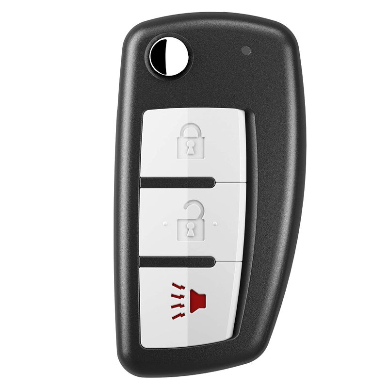 VOFONO جهاز دخول بدون مفتاح عن بُعد مفتاح قابل للطي غير مقصوص يناسب نيسان روج 2014 2015 2016 2017 بديل لـ FCC ID: CWTWB1G767 - Image 5